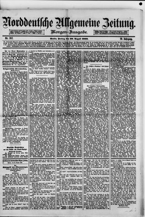 Norddeutsche allgemeine Zeitung vom 20.08.1880