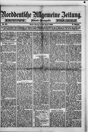 Norddeutsche allgemeine Zeitung vom 23.08.1880
