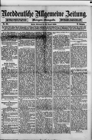 Norddeutsche allgemeine Zeitung vom 25.08.1880