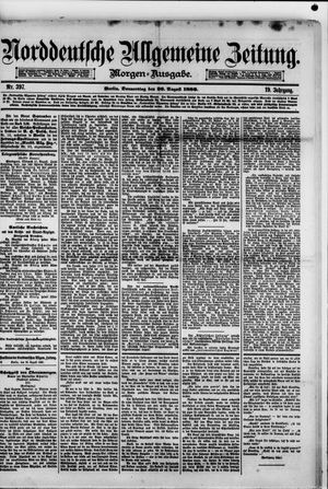 Norddeutsche allgemeine Zeitung vom 26.08.1880