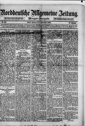Norddeutsche allgemeine Zeitung vom 05.09.1880