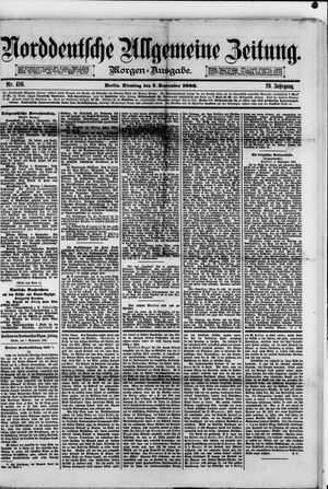 Norddeutsche allgemeine Zeitung vom 07.09.1880
