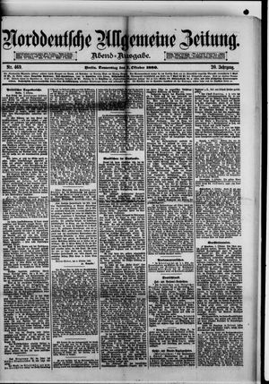 Norddeutsche allgemeine Zeitung vom 07.10.1880