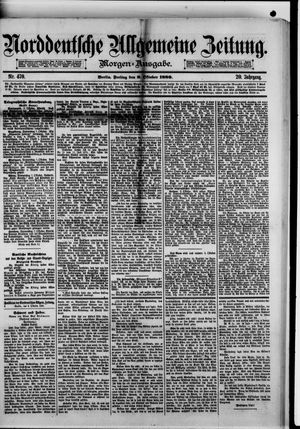 Norddeutsche allgemeine Zeitung vom 08.10.1880