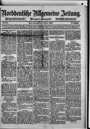 Norddeutsche allgemeine Zeitung vom 09.10.1880