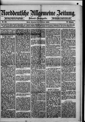 Norddeutsche allgemeine Zeitung vom 09.10.1880