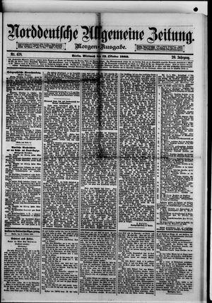 Norddeutsche allgemeine Zeitung vom 13.10.1880