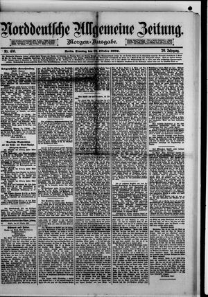 Norddeutsche allgemeine Zeitung vom 19.10.1880