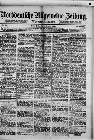 Norddeutsche allgemeine Zeitung on Oct 22, 1880
