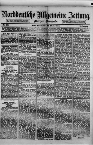 Norddeutsche allgemeine Zeitung vom 23.10.1880