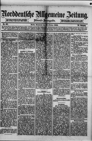 Norddeutsche allgemeine Zeitung vom 23.10.1880