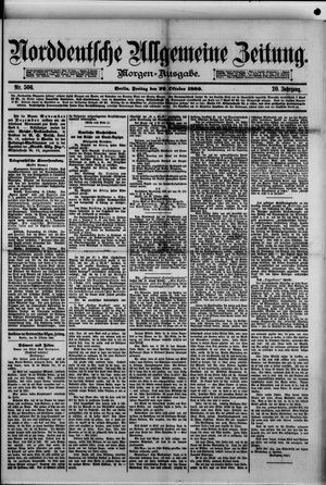 Norddeutsche allgemeine Zeitung vom 29.10.1880