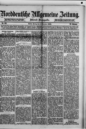 Norddeutsche allgemeine Zeitung vom 05.11.1880