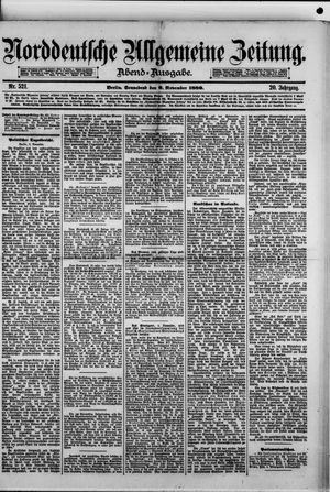 Norddeutsche allgemeine Zeitung vom 06.11.1880