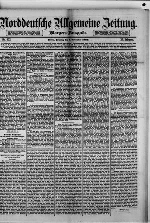 Norddeutsche allgemeine Zeitung vom 07.11.1880