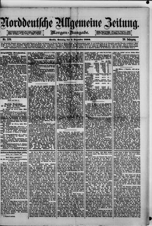 Norddeutsche allgemeine Zeitung vom 05.12.1880