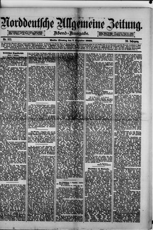 Norddeutsche allgemeine Zeitung vom 07.12.1880