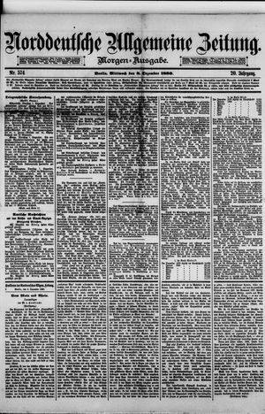 Norddeutsche allgemeine Zeitung vom 08.12.1880