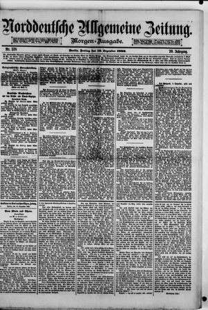 Norddeutsche allgemeine Zeitung vom 10.12.1880