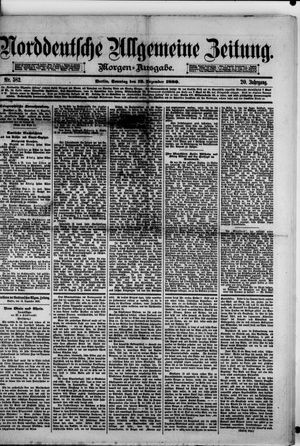 Norddeutsche allgemeine Zeitung on Dec 12, 1880