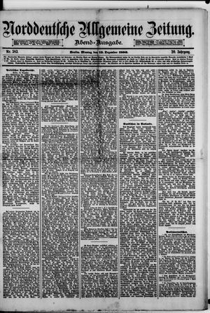Norddeutsche allgemeine Zeitung on Dec 13, 1880
