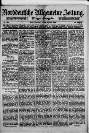 Norddeutsche allgemeine Zeitung vom 16.12.1880