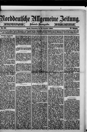 Norddeutsche allgemeine Zeitung vom 16.12.1880