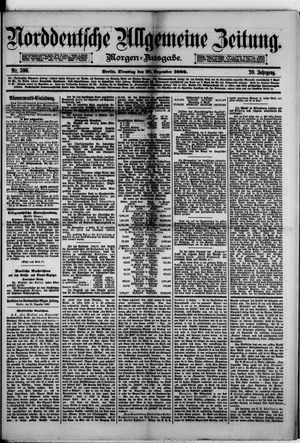 Norddeutsche allgemeine Zeitung on Dec 21, 1880
