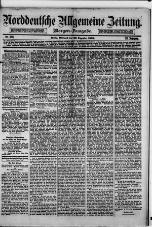 Norddeutsche allgemeine Zeitung vom 22.12.1880