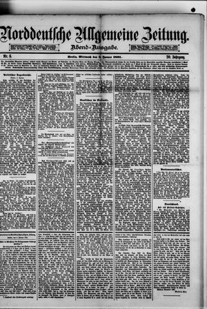 Norddeutsche allgemeine Zeitung vom 05.01.1881