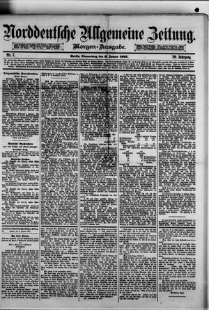 Norddeutsche allgemeine Zeitung vom 06.01.1881