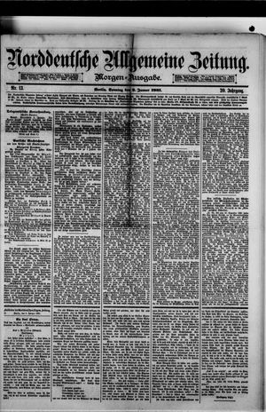 Norddeutsche allgemeine Zeitung vom 09.01.1881