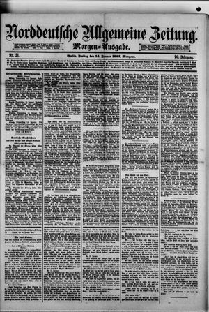 Norddeutsche allgemeine Zeitung vom 14.01.1881