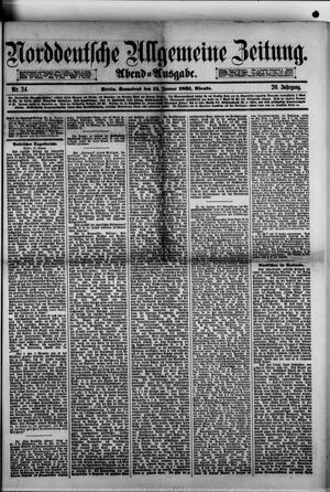 Norddeutsche allgemeine Zeitung vom 15.01.1881
