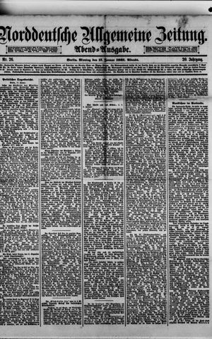 Norddeutsche allgemeine Zeitung on Jan 17, 1881