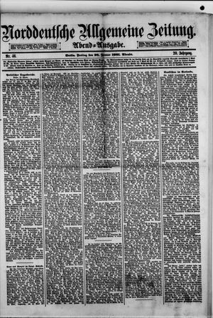 Norddeutsche allgemeine Zeitung vom 28.01.1881