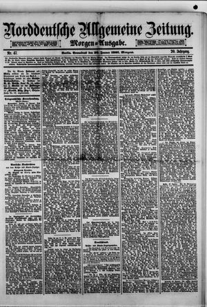 Norddeutsche allgemeine Zeitung vom 29.01.1881