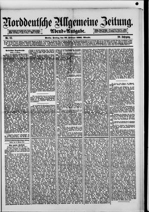 Norddeutsche allgemeine Zeitung vom 18.02.1881
