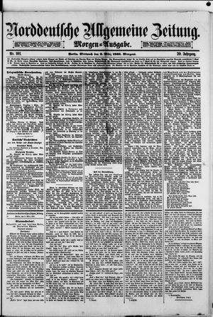 Norddeutsche allgemeine Zeitung vom 02.03.1881