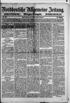Norddeutsche allgemeine Zeitung vom 06.03.1881