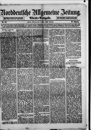 Norddeutsche allgemeine Zeitung vom 07.03.1881