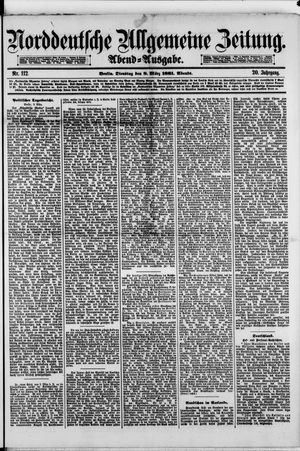 Norddeutsche allgemeine Zeitung vom 08.03.1881