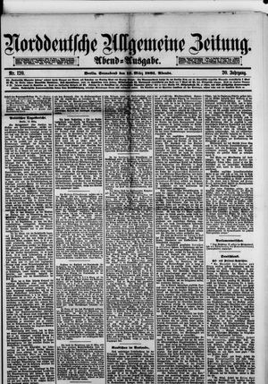 Norddeutsche allgemeine Zeitung vom 12.03.1881