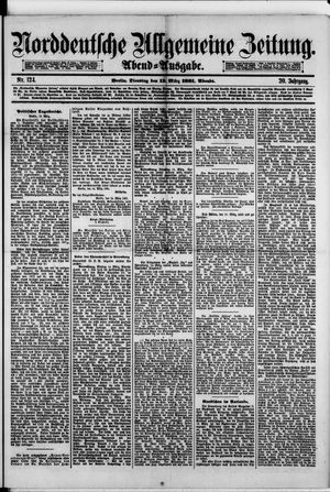 Norddeutsche allgemeine Zeitung vom 15.03.1881