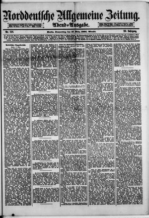 Norddeutsche allgemeine Zeitung vom 17.03.1881