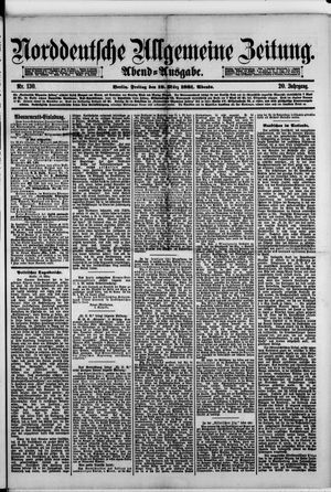 Norddeutsche allgemeine Zeitung vom 18.03.1881