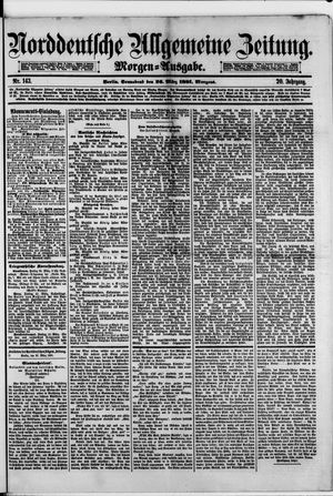 Norddeutsche allgemeine Zeitung vom 26.03.1881