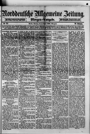 Norddeutsche allgemeine Zeitung vom 03.04.1881