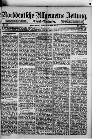 Norddeutsche allgemeine Zeitung vom 11.04.1881