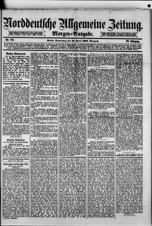 Norddeutsche allgemeine Zeitung vom 21.04.1881